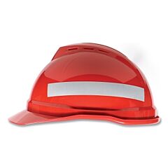 Msa 10039039 Retro Reflective Helmet Stripe, 2-Pc, 1/2 In W X 7 In L, Silver