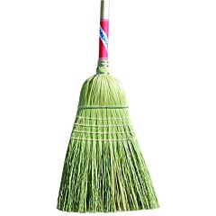 Magnolia Brush 5038-Bundled Heavy-Duty Contractor Brooms, 19 In Trim L, Broom Corn; Palmyra Stalk