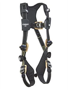3M Dbi-Sala 1103087 Exofit Nex Arc Flash Harness W/ Pvc Coated Aluminum D-Rings, Back D-Ring, Size Large