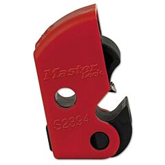 Master Lock S2394 Universal Miniature Circuit Breaker Lockouts, Tool Free, Red, Black