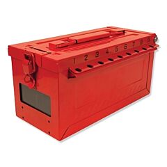 Master Lock S600 Group Lock Box, Max Number Of Padlocks: 19, 5-43/64 In X 6-27/64 In