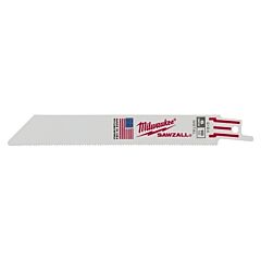 Milwaukee Tool 48-00-5184 Standard Metal Cutting Blade, 6 In L, 18 Tpi, For Rigid Conduit/Strut