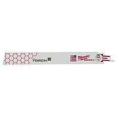 Milwaukee Tool 48-00-5713 The Torch Bi-Metal Blade, 9 In L, 10 Tpi, Scheduled 80 Pipe/Threaded Rod