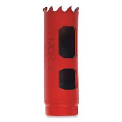 M.K. Morse 177115 Mhs Bi-Metal Hole Saw, 11/16 In Cutting Dia, 1-15/16 In Cutting Depth