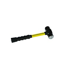 Nupla 27-035 Blacksmith'S Double-Face Steel-Head Sledge Hammer, 3 Lb, 14 In Sg Grip Handle