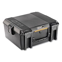 Pelican? Vcv600-0000-Blk Vault Equipment Case, V600, 1.96 Ft?, 24.55 In L X 20.59 In W X 10.16 In D, Black, With Foam