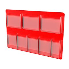 Durham 563-H720 8 Pocket Pouch For 532-43 & 533-43, Red (Must Purchase In Multiples Of 50 Each)