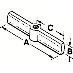 Proto? 4226Ca 3/4-12 Acme 2-Way Threaded Crossarm