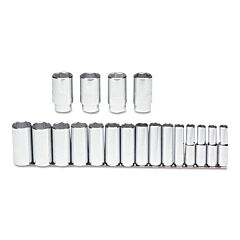 Proto? 54101 Torqueplus 19 Piece Deep Socket Sets, 1/2 In, 6 Point