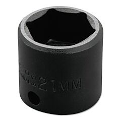 Proto? 7221M Torqueplus Metric Impact Sockets 3/8 In, 3/8 In Drive, 21 Mm, 6 Points