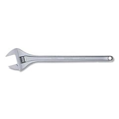 Proto? 724B Adjustable Wrench, 24 In L, 2-7/16 In Opening, Satin