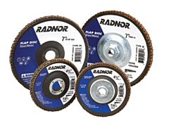 Radnor 64000908 4 1/2" X 7/8" 40 Grit Type 27 Flap Disc