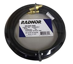 Radnor 64003360 14"X 100' Black Synthetic Rubber Hose With Aw14-A Hose Fittings