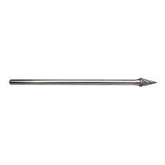 Radnor 64007488 Sm-4L6Fm 38" X 5/8" Pointed Cone Shape Aluminum Cut Carbide Burr