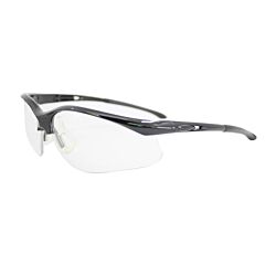 Radnor 64051306 Select Series Safety Glasses With Black Frame And Clear Anti-Scratch Lens