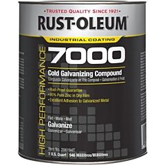 Rust-Oleum? 206194T 7000 System Cold Galvanizing Compound, 1 Qt Can