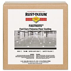 Rust-Oleum? 277496 Fastkote Fast Dry Polyurea Floor Coatings, Tan, 1 Gal, Solvent