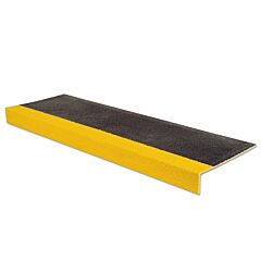 Rust-Oleum? 292460 Safestep Anti-Slip Step Edges, 10 In X 32 In, Black/Yellow