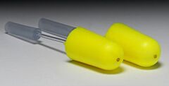 3M 393-2014-50 Earsoft Yellw Neon Probed Fit Test Plugs Large