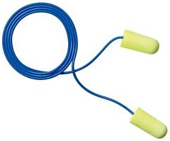 3M 311-1250 E-A-Rsoft Yellow Neons Corded Earplugs In Poly Bag Regular Size