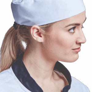 Chef'S Skull Caps White