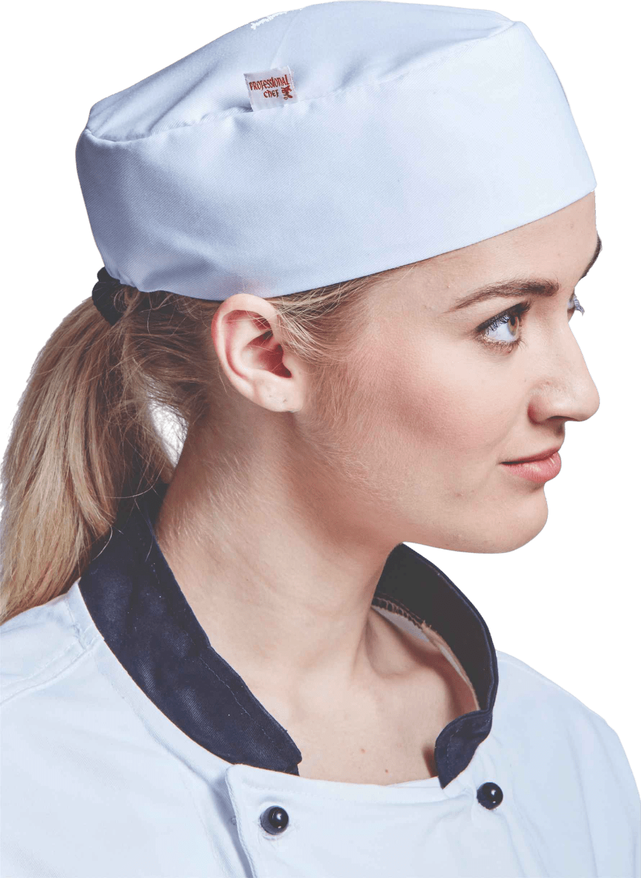 Chef'S Skull Caps White