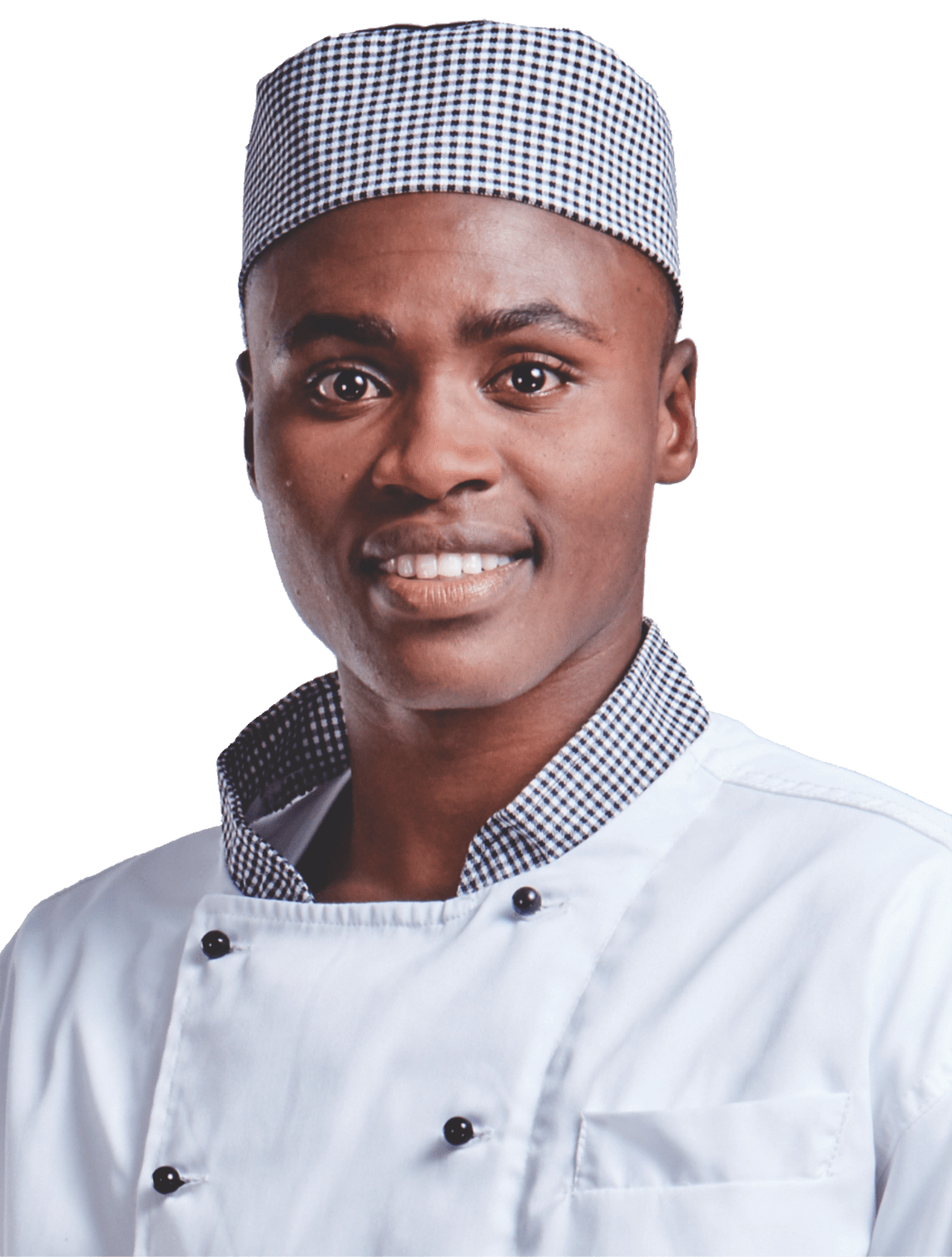 Chef'S Skull Caps Black/White