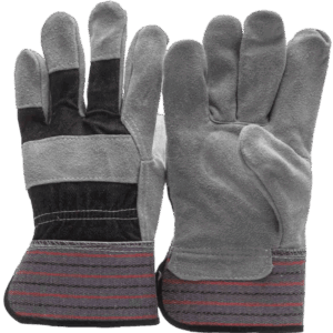 Leather Denim Back Glove