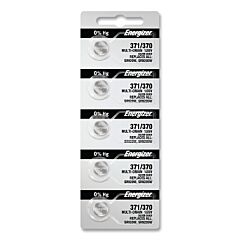 Energizer 371-370Tz Button Cell, Silver Oxide, Size 371/370, 1.5 V