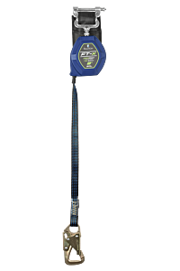 Falltech 84108Sp8S 8' Edgecore Ft-X Tie-Back Class 2 Leading Edge Srl, Single-Leg With Steel 5K Snap Hook