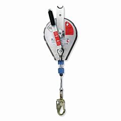 Peakworks V845534060 Non Le Self Retracting Lifeline, 60 Ft, Swivel Attachment, 310 Lb, Swivel Snap Hook With Load Indicator, 1