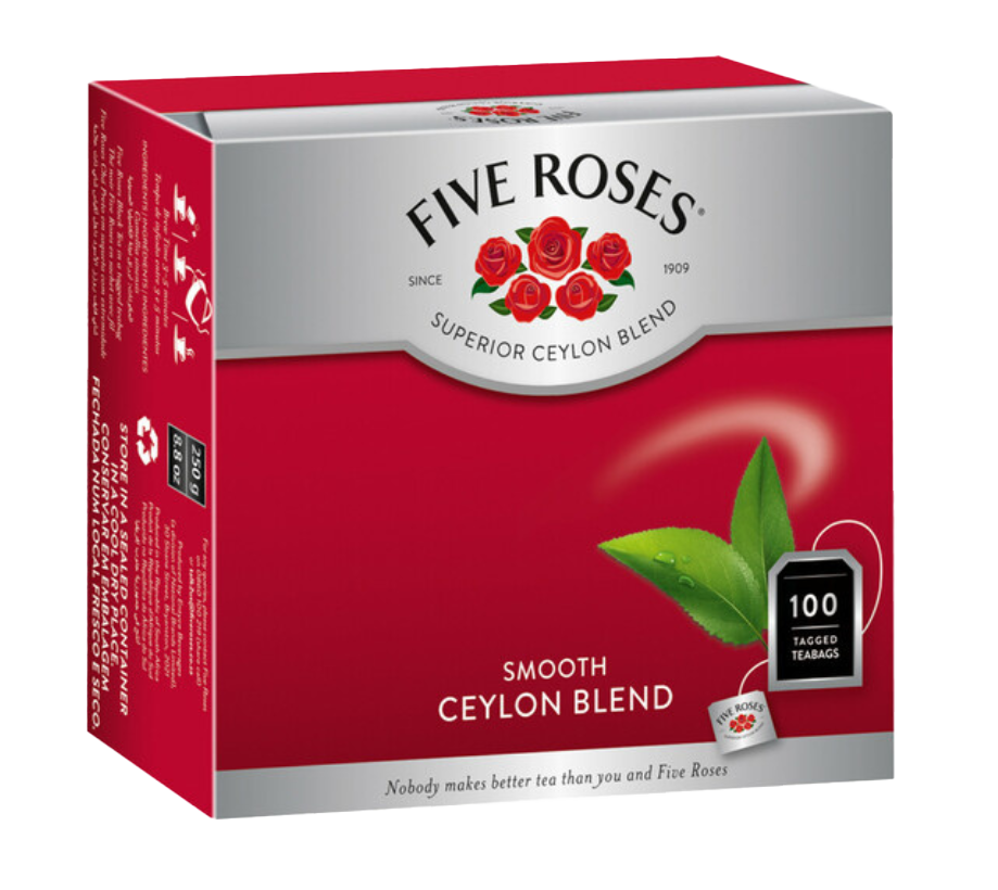 Tea Five Roses Tagged 100'S