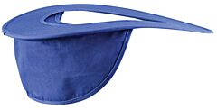 Occunomix 898-028 Hard Hat Shade, Polyester/Cotton Twill, Royal Blue