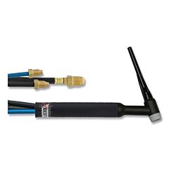 Best Welds 18F-12-R 18F Tig Torch Package, Water Cooled, 350 A, Flex Head, 1-Pc 12.5 Ft Cable, Braided Rubber