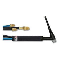 Best Welds 18F25R 18F Tig Torch Package, Water Cooled, 350 A, Flex Head, 1-Pc 25 Ft Cable, Braided Rubber