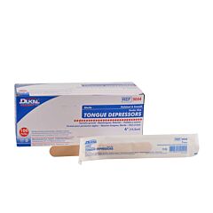 First Aid Only 90797 Sterile Tongue Depressors, 6", 100/Box