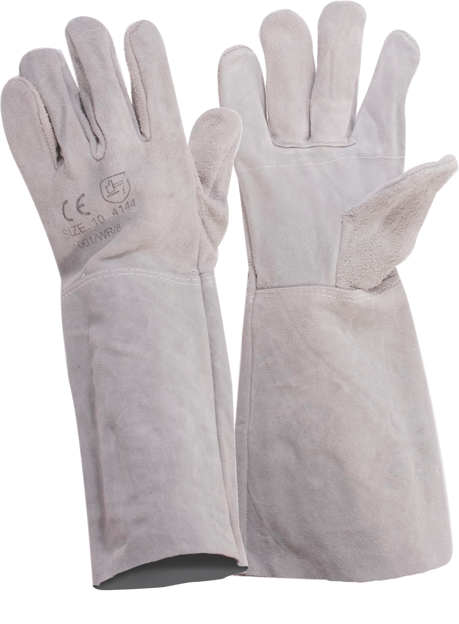 Chrome Leather Double Palm Glove