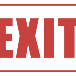 B1 - Exit Sign