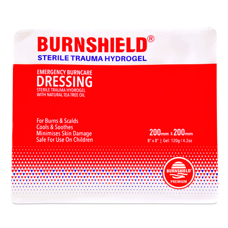 Burnshield Burn Dressing ? 200mm ? 200mm (Sterile Trauma Hydrogel Foam Dressing)