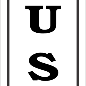 C-B6 - Push Sign - Vertical (?120x50mm)