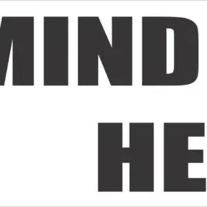 C-HZ12 - Mind Your Head Safety Sign (300x80mm)