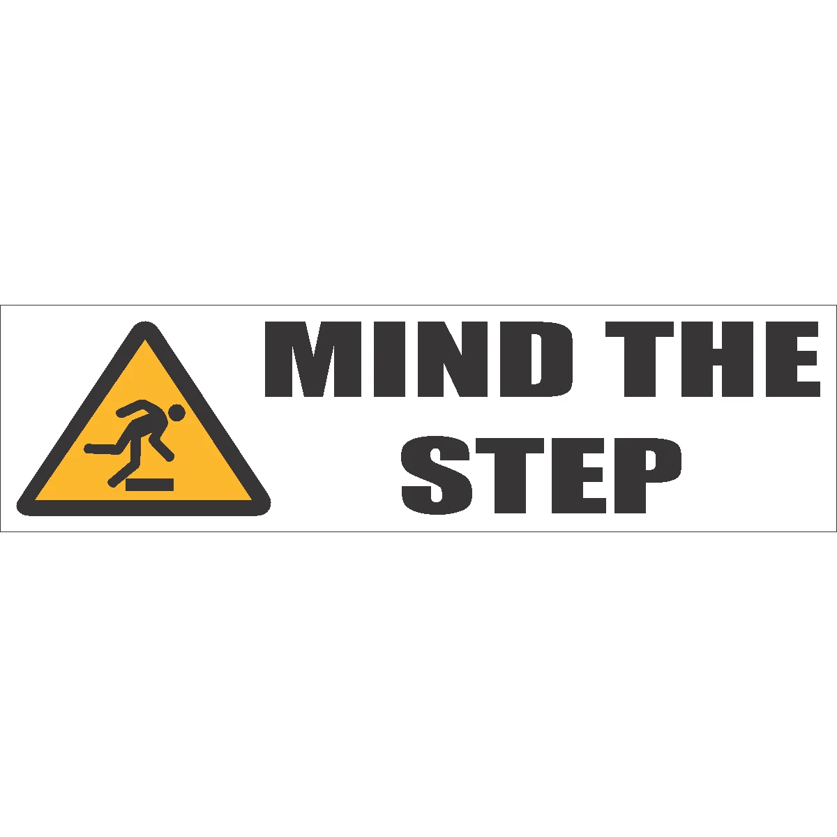 C-HZ9 - Mind Your Step Safety Sign (300x80mm)