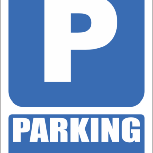 C-MA39E - Parking Area Sign (300x200mm)