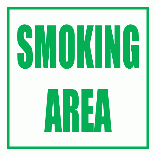 C-SM15 - Smoking Area Sign