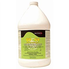 Questvapco 353415 Qd-64 One Step Germicidal, Lemon, Case Of 4 - 1 Gallons