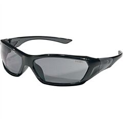 Mcr Safety Ff122 Crews Forceflex Eyewear, Black Frame, Gray Lens