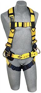 3M Dbi-Sala 1106452 Delta Iron Worker'S Harness With Pass Thru Buckle Leg Straps, Back D-Ring, Size X-Large