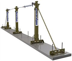 3M Dbi-Sala 7400660 60 Ft. (18.3M) Cable Horizontal Lifeline System For Concrete Beams Rebar Or Shear Studs, Fits 1/2" To 1" Diameter