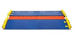 Checkers Cprl-5Gp-Cl-Y Each Ada Rail For Two 5 Channel Gp Fits Crosslink Yellow 76"