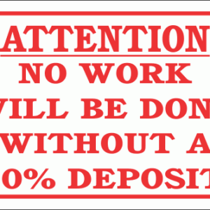 DI23 - Deposit Sign